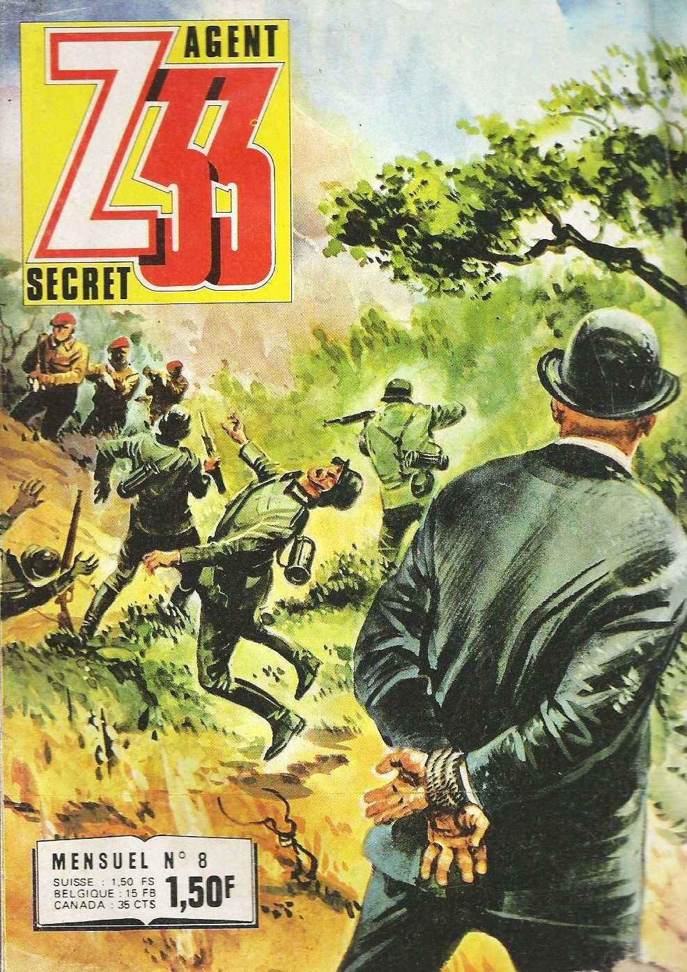 Scan de la Couverture Z 33 Agent Secret n 8